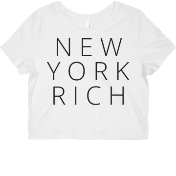 New York Amy Junior Fit Bella Sheer Longer Length Rib Tee