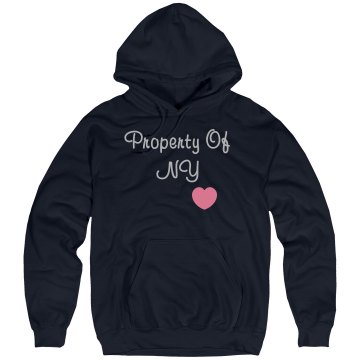 Property of NY Unisex Hanes Ultimate Cotton Heavyweight Hoodie