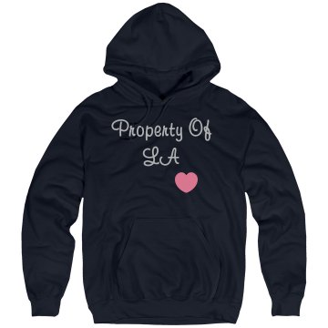 Property of LA Unisex Hanes Ultimate Cotton Heavyweight Hoodie