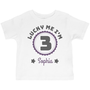 3rd Birthday Shirt Toddler Basic Gildan Ultra Cotton Crew Neck Tee