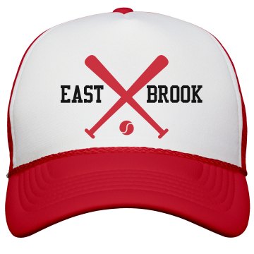 East Brook Softball Cap KC Caps Poly-Foam Snapback Trucker Hat
