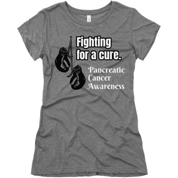 Fight Pancreatic Cancer Junior Fit Bella Triblend Tee
