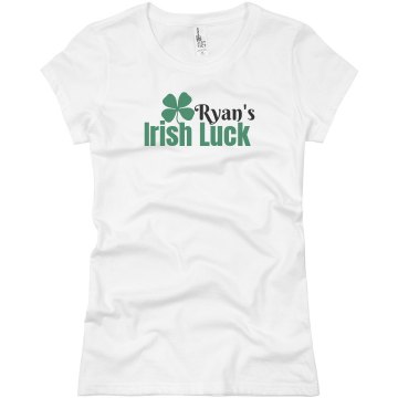 Irish Luck Junior Fit Basic Bella Favorite Tee