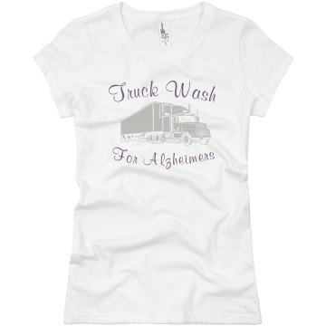 Alzheimer's Truck Wash Junior Fit Basic Bella Favorite Tee