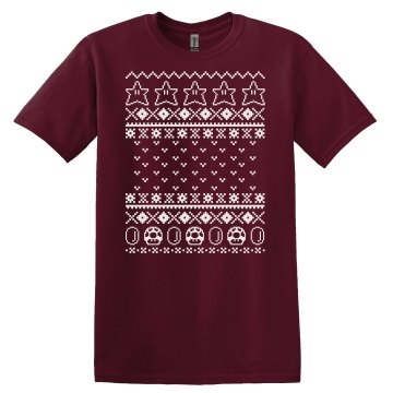Mario Sweater Unisex Gildan Heavy Cotton Crew Neck Tee