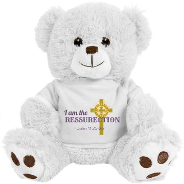 I Am the Resurrection Medium Plush Teddy Bear