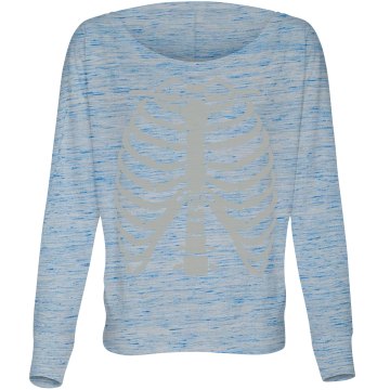 Bones Fashion Top Misses Bella Flowy Lightweight Relaxed Dolman Tee