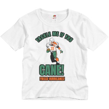 Tackle This Cane? Youth Basic Gildan Ultra Cotton Crew Neck Tee