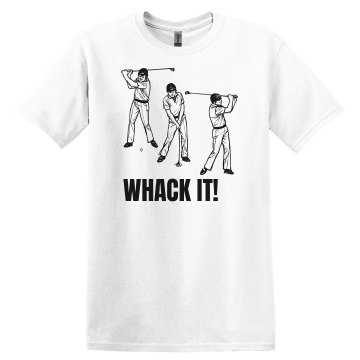 Whack It Unisex Gildan Heavy Cotton Crew Neck Tee