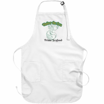 Under the Sea Apron Basic White Apron