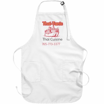 Thai Tanic Apron Basic White Apron