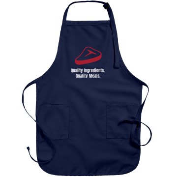 Quality Meals Apron Port Authority Adjustable Full Length Apron