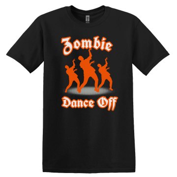 Zombie Dance Off Unisex Gildan Heavy Cotton Crew Neck Tee