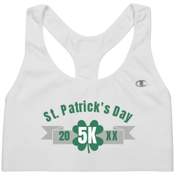 5K Run w/ Back Alo Ladies' Mesh Back Sports Bra