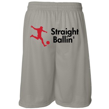 Straight Ballin' Shorts Unisex Badger 11'' Inseam Pro Mesh Tricot Shorts