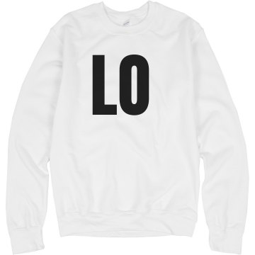 LO Sweatshirt Unisex Hanes Crew Neck Sweatshirt