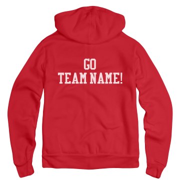 Sports Fan Team Hoodie Unisex Gildan Heavy Blend Full Zip Hoodie