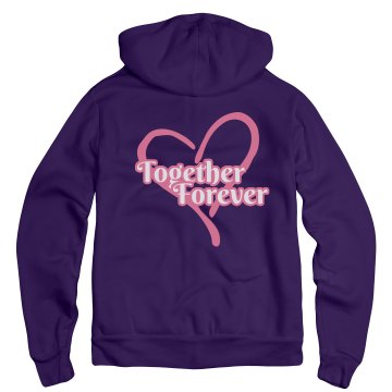 Together Forever Hoodie Unisex Gildan Heavy Blend Full Zip Hoodie