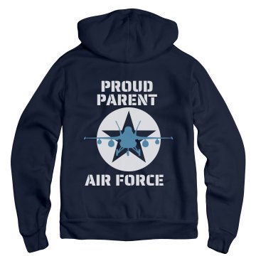 Proud Marine Parent Unisex Gildan Heavy Blend Full Zip Hoodie