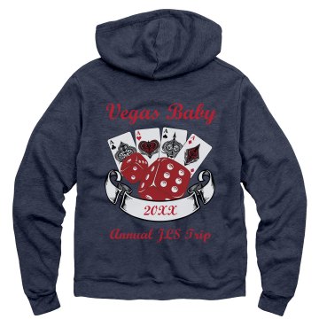Vegas Baby Hoodie Unisex Gildan Heavy Blend Full Zip Hoodie