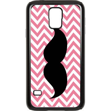 Mustache Samsung Case Rubber Samsung Galaxy S III Case Black