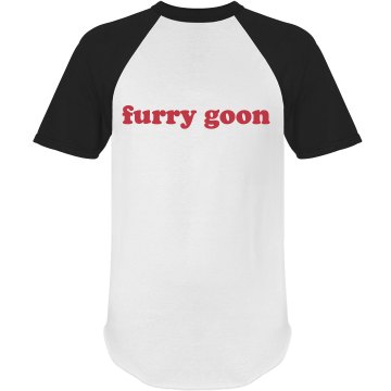 Male Furry Goon Unisex Anvil Ringer Tee