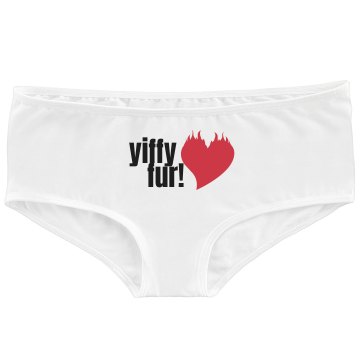 Yiffy Fur Bella Contrast Satin Trim Thong