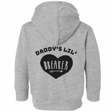 Heart Breaker Toddler Rabbit Skins Hooded Full-Zip Sweatshirt