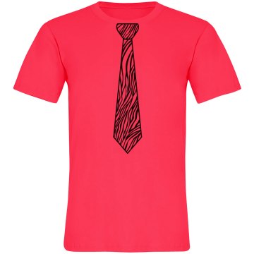 Neon Neck Tie Unisex American Apparel Neon Crew Neck Tee