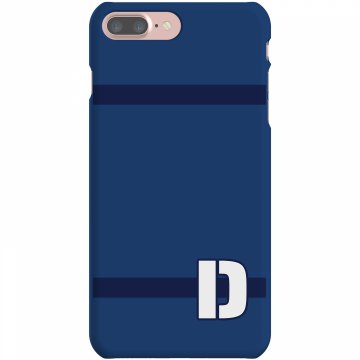 Custom D Monogrammed Case Plastic iPhone 5 Case White 