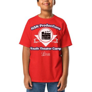 Youth Theater Camp Tee Youth Gildan Heavy Cotton Crew Neck Tee