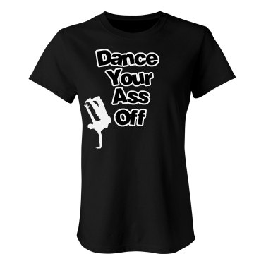 Dance Off Tee Junior Fit Bella Double V Sheer Jersey Tee