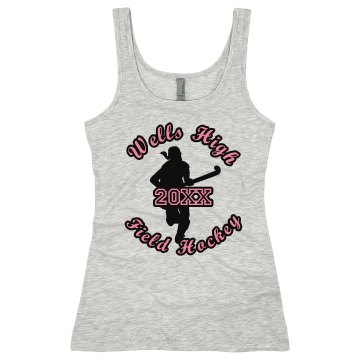 Field Hockey Tank  Junior Fit Soffe 2x1 Rib Tank Top