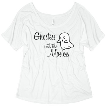 Ghostess With The Mostess Misses Bella Flowy V-Neck Half-Sleeve Tee
