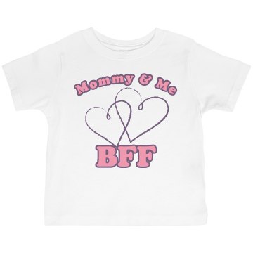 Mommy & Me BFF Toddler Gildan Ultra Cotton Crew Neck Tee