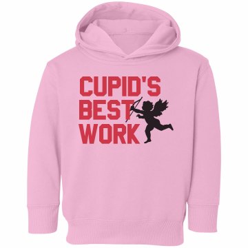 Cupid's Best Work Toddler Rabbit Skins Hooded Sweatshirt