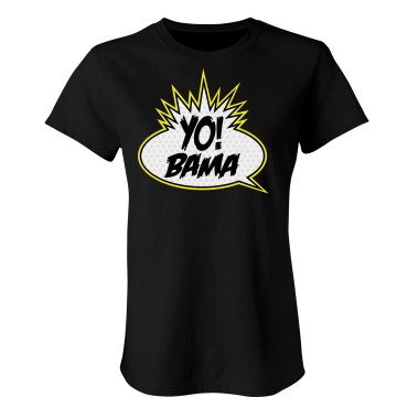 Yo Obama! Junior Fit Bella Crewneck Jersey Tee