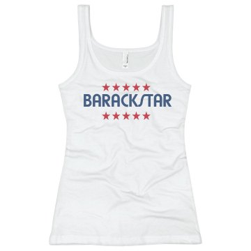 Barackstar Junior Fit Bella Slit V-Neck Tee