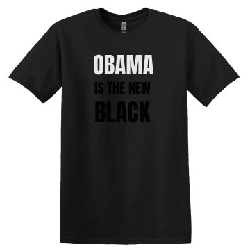 Obama is the New Black Unisex Gildan Heavy Cotton Crew Neck Tee