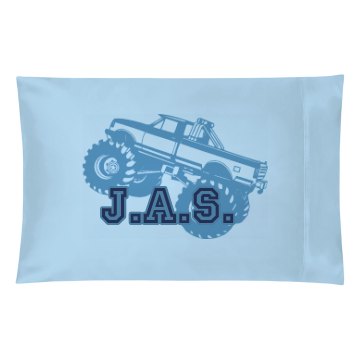 Custom Boy Initials Case Pillowcase