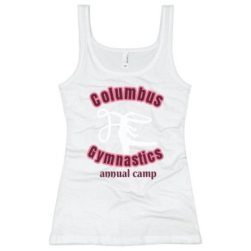 Columbus Gymnastics Junior Fit Soffe 2x1 Rib Tank Top