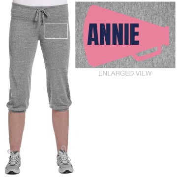 Annie's Cheer Capris Junior Fit Soffe Fleece Capri