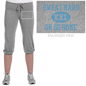 Go Home Workout Junior Fit Soffe Fleece Capri