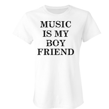 Boyfriend Distressed Tee Junior Fit Bella Double V Sheer Jersey Tee