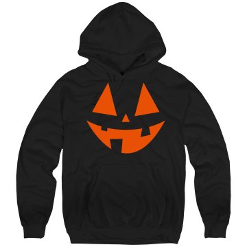 Jack-O-Lady Halloween Unisex Hanes Ultimate Cotton Heavyweight Hoodie