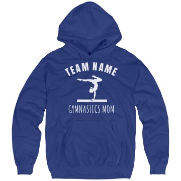 Gymnastic Mom Hood Unisex Hanes Ultimate Cotton Heavyweight Hoodie