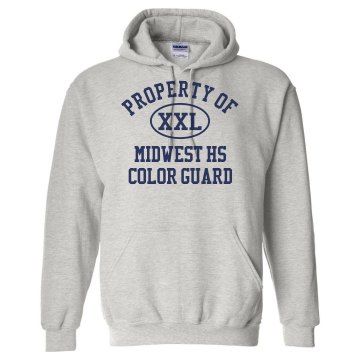 Property Of Color Guard Unisex Gildan Heavy Blend Hoodie