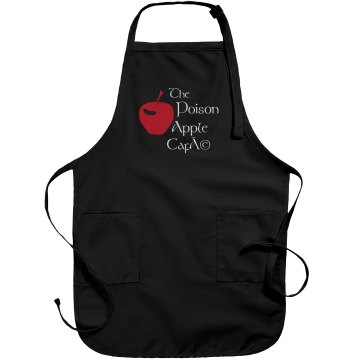 Poison Café Apple Apron Port Authority Adjustable Full Length Apron