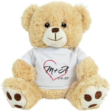 Bob And Amy Love Medium Plush Teddy Bear