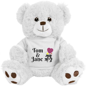 Tom & Jane Medium Plush Teddy Bear